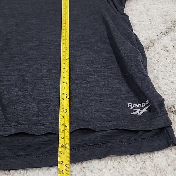 Reebok Women's Large Short Sleeve Top Basic Normcore Basic Layer Loose Athleisur - Picture 7 of 8